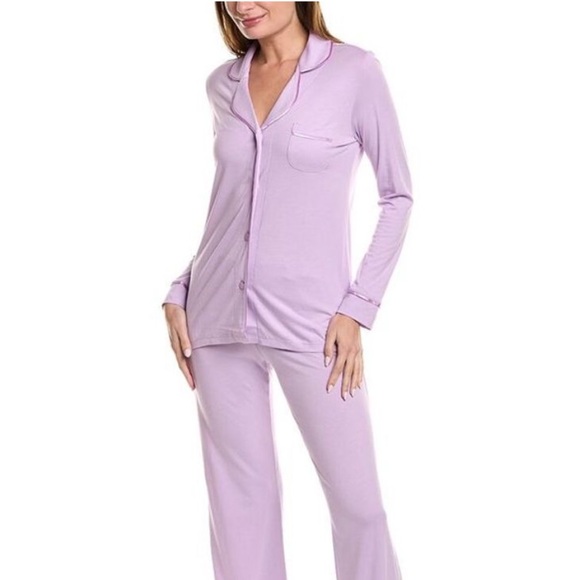 Cosabella Long Sleeve Pajama PJ Top in Icy Violet - Picture 1 of 8